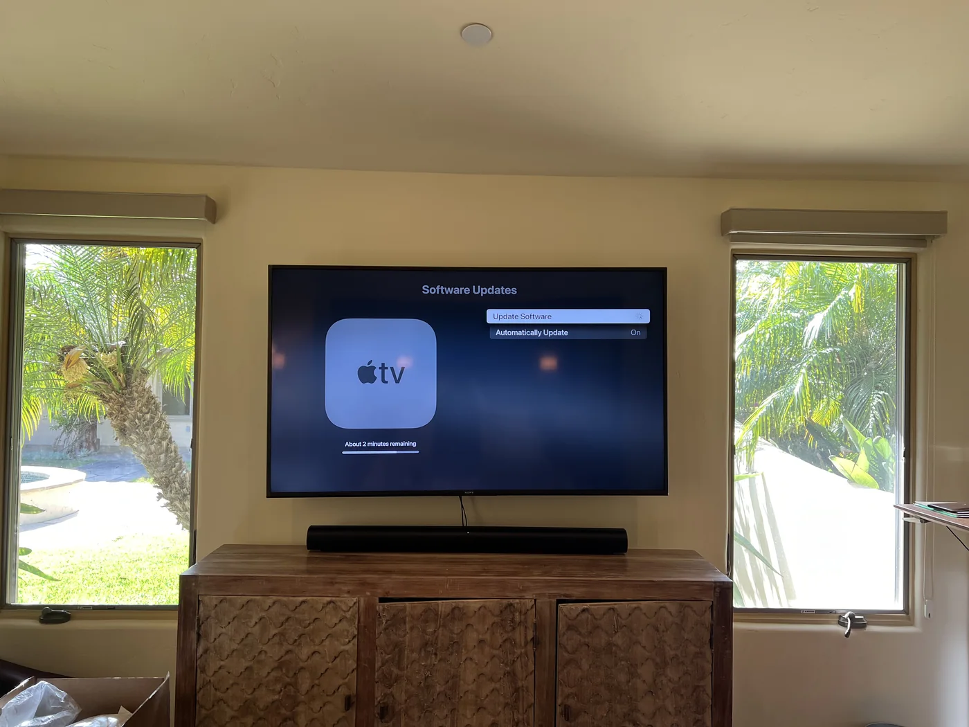 Residential media display and control setup